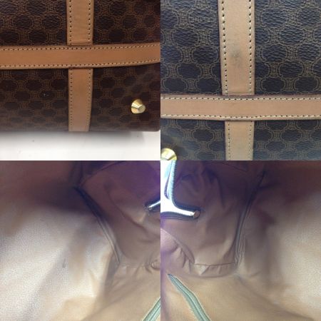  CELINE セリーヌ マカダム柄 ミニボストン ハンドバッグ ヴィンテージ