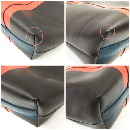  Paul Smith ポールスミス トートバッグ ブラウン×オレンジ