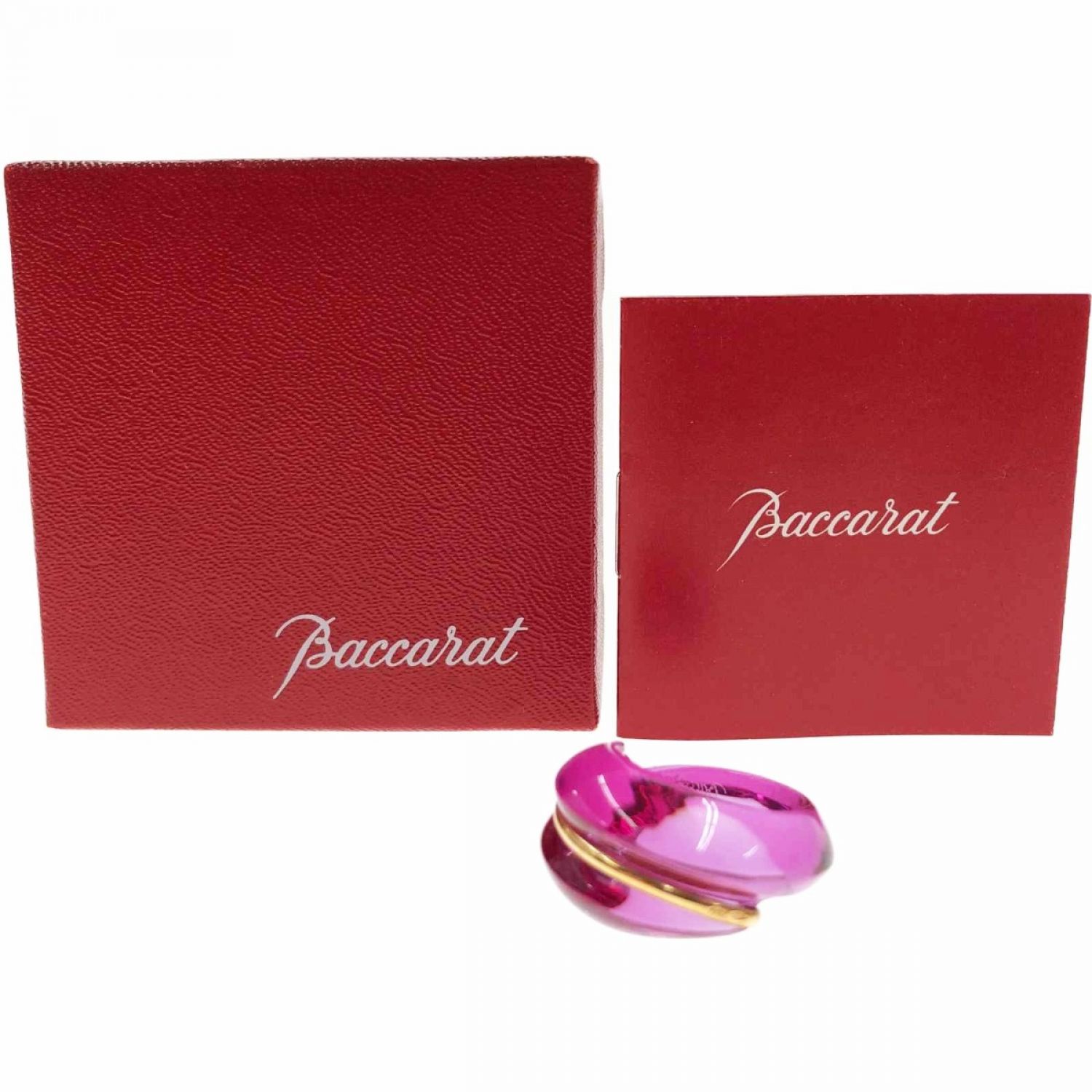 中古】 Baccarat バカラ リング コキアージュ 11号 パープル Bランク