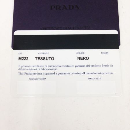  PRADA プラダ NERO　キーケース M222 ブラック 未使用品