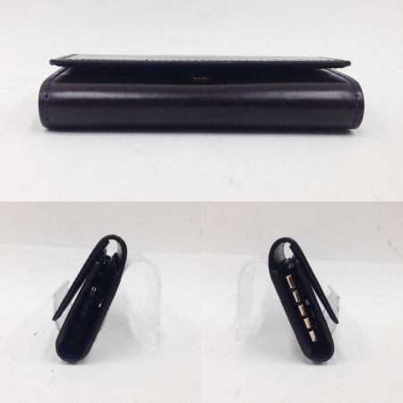  Paul Smith ポールスミス キーケース 4連 ブラウン x ネイビー