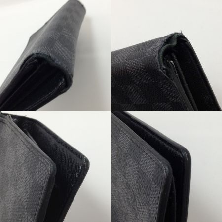  LOUIS VUITTON ルイヴィトン ダミエ　長財布 N62665 ブラック ジャンク品 現状渡し
