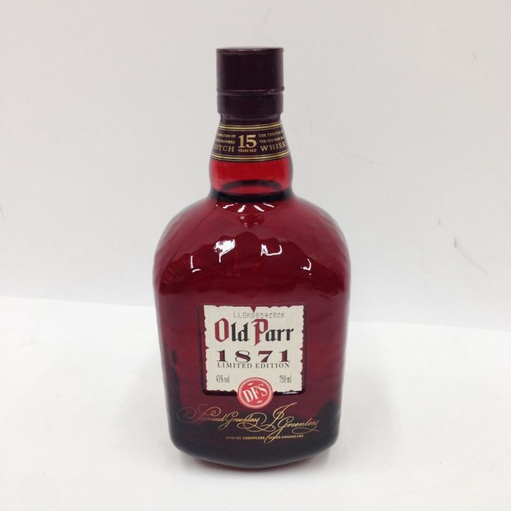 オールドパー OldParr 15YEARS OLD 1871 リミッドエディション 43度 750ml ウイスキー  未開栓｜中古｜なんでもリサイクルビッグバン