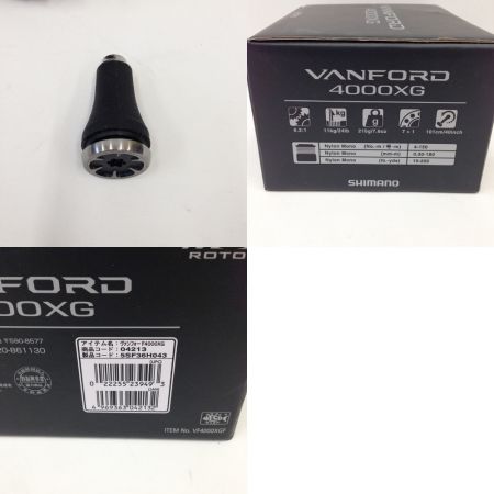  SHIMANO シマノ ヴァンフォード VANFORD 4000XG スピニングリール 4000XG VANFORD