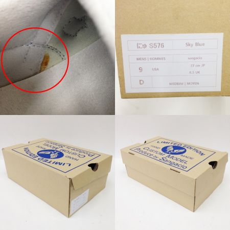  Sangacio サンガチオ スニーカー メンズ ブルー SIZE 27cm にゅ～ず S576 ブルー