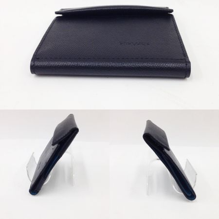  abrAsus×Orobianco 薄い財布 アブラサス abrAsus メンズ abrAsus×Orobianco  財布 ブラック×ブルー x ブルー