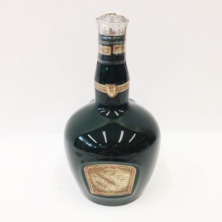 ROYAL SALUTE(CHIVAS REGAL) ロイヤルサルート 21年 スコッチ ウイスキー 緑 陶器ボトル 袋付 古酒  未開栓｜中古｜なんでもリサイクルビッグバン