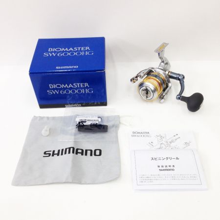  SHIMANO シマノ 16バイオマスター　SW6000HG　03610　スピニングリール 03610
