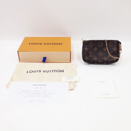  LOUIS VUITTON ルイヴィトン ミニ ポシェット アクセソワール ポーチ M58009 ブラウン