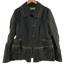 〇〇 HIROKO BIS ヒロコ ビス レディース ジャケット サイズ13AB カーキ Bランク