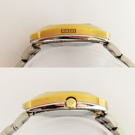 RADO ラドー 腕時計 自動巻き 箱付 648.0413.3 シルバー x ゴールド