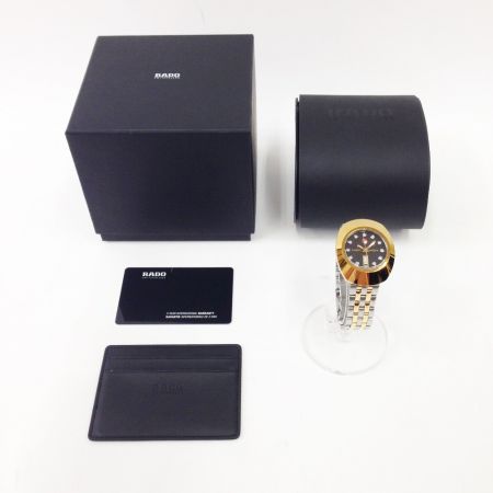  RADO ラドー 腕時計 自動巻き 箱付  648.0413.3 シルバー x ゴールド ベルト社外品