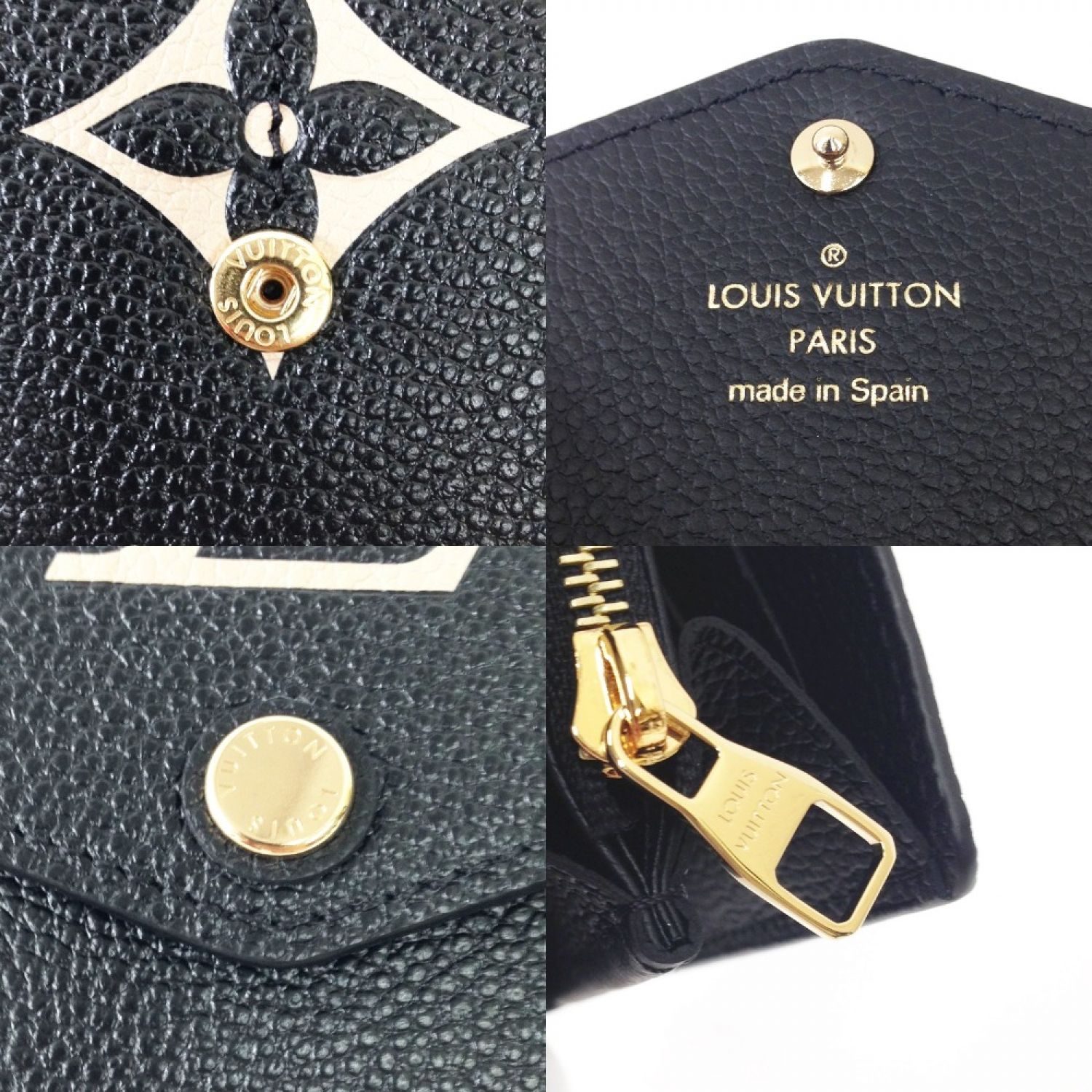 中古】 LOUIS VUITTON ルイヴィトン ポルトフォイユ・サラ バイカラー