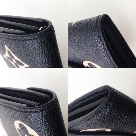  LOUIS VUITTON ルイヴィトン ポルトフォイユ・サラ バイカラー モノグラム・アンプラント レザー 長財布 M80496