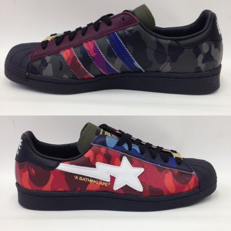  adidas アディダス A BATHING APE アディダス×アベイシングエイプ SUPERSTAR 80s スニーカー 25cm  GZ8982 未使用品