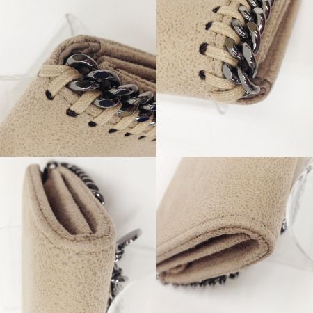  Stella McCartney ステラマッカートニー ファラベラ 箱付 スモールウォレット 財布 391836 W9132 ベージュ