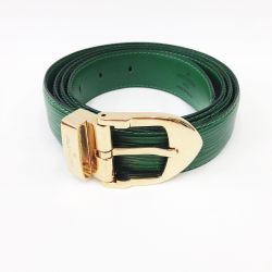〇〇 LOUIS VUITTON ルイヴィトン エピ サンチュール ベルト R15004 R10050  グリーン 箱付 Aランク