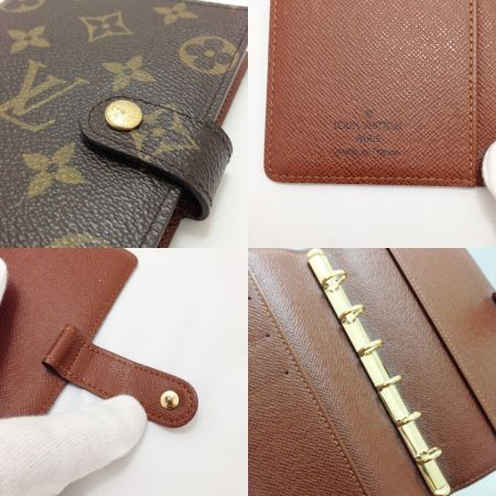  LOUIS VUITTON ルイヴィトン モノグラム アジェンダPM 手帳カバー R20005