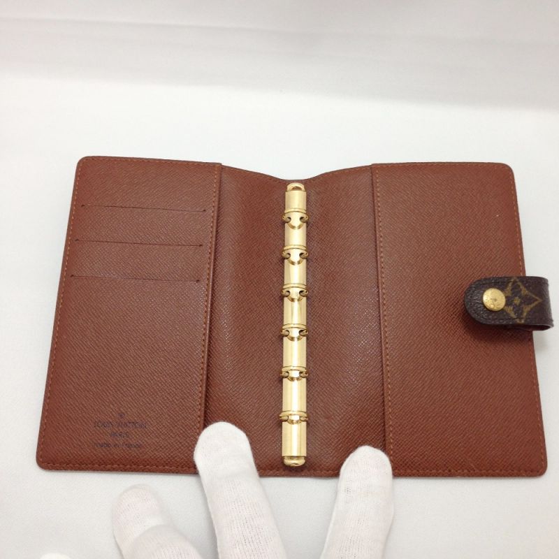 中古】 LOUIS VUITTON ルイヴィトン モノグラム アジェンダPM 手帳 ...