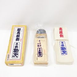 〇〇 本銘勘次 追柾台 鉋 かんな 釘袋つき 70m/m 未使用品 Sランク