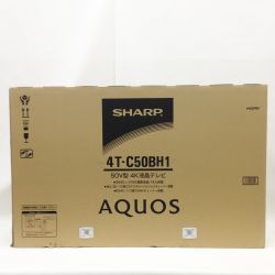 〇〇 SHARP シャープ 50インチ　液晶テレビ　2020年製 4T-C50BH1 未使用品 Sランク