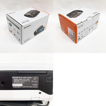  SONY ソニー ハンディカム HANDYCAM  ビデオカメラ デジタルビデオカメラ HDR-CX680