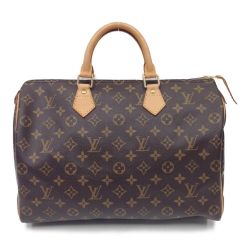 〇〇 LOUIS VUITTON ルイヴィトン モノグラム スピーディ 35 ボストンバッグ  M41107 ブラウン Aランク