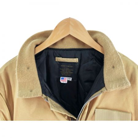   メンズ フライトジャケット サイズ42 TG8WEP ゴールド
