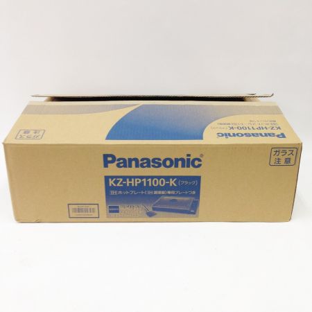 中古】 Panasonic パナソニック IHホットプレート KZ-HP1100-K