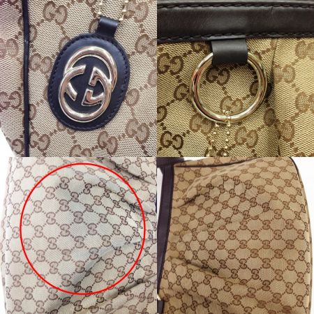 再値下げ】GUCCI(グッチ）GGキャンパス スーキーバッグ AU834 バッグ