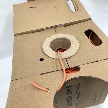  日本製線株式会社 UTPケーブル Cat5e 0.5-4PNSEDT オレンジ