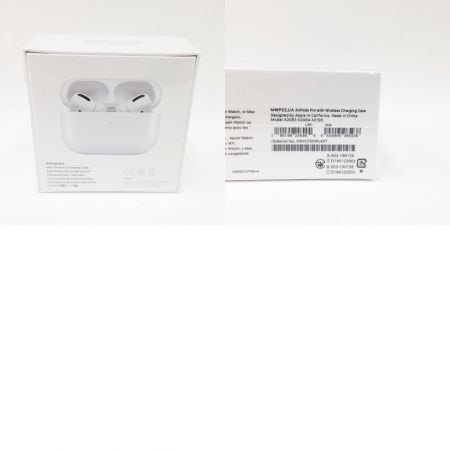  Apple アップル Air Pods Pro イヤホン ヘッドホン MWP22J / A2083  A2084 A2190 ホワイト 未開封品
