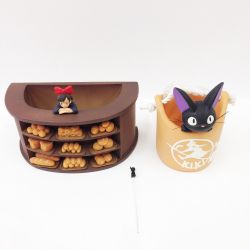 〇〇  ジブリ 魔女の宅急便 プランターセット ジジのお届け便 キキとグー・チョキ・パン店 現状渡し Sランク
