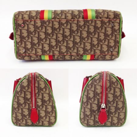  Christian Dior クリスチャンディオール ラスタ トロッター バッグ ハンドバッグ ミニボストン ブラウン