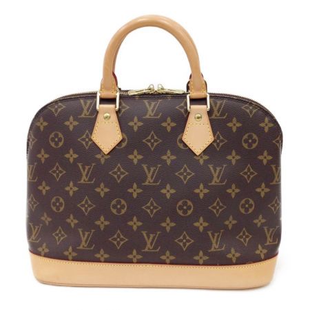  LOUIS VUITTON ルイヴィトン モノグラム アルマ ハンドバッグ M51130 ブラウン