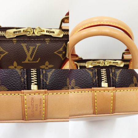  LOUIS VUITTON ルイヴィトン モノグラム アルマ ハンドバッグ M51130 ブラウン