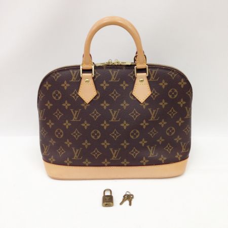  LOUIS VUITTON ルイヴィトン モノグラム アルマ ハンドバッグ M51130 ブラウン