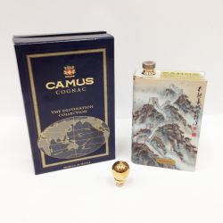 〇〇 CAMUS カミュ ブック 万里の長城 350ml ハーフボトル ブランデー スペシャル リザーブ 古酒 Nランク 未開栓