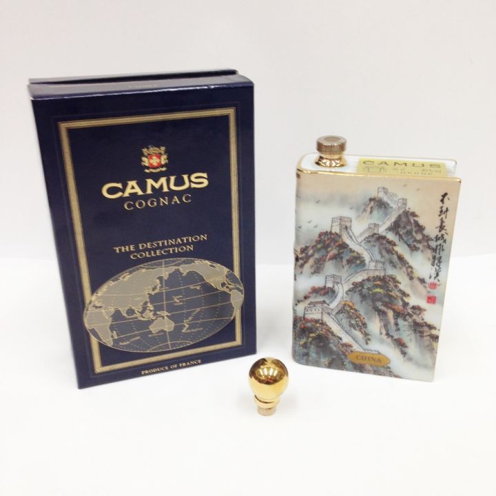 CAMUS カミュ ブック 万里の長城 350ml ハーフボトル ブランデー スペシャル リザーブ 古酒 未開栓｜中古｜なんでもリサイクルビッグバン