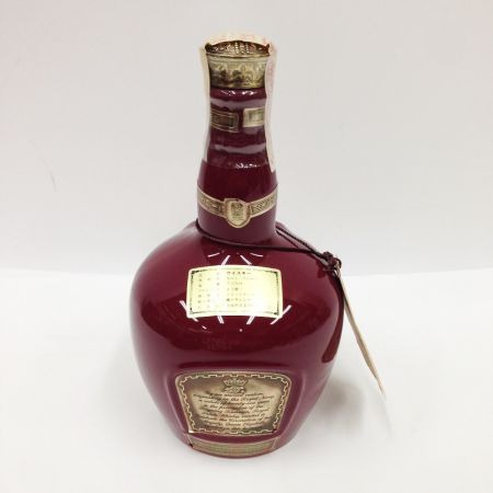 ROYAL SALUTE(CHIVAS REGAL) ロイヤルサルート 21年 スコッチ ウイスキー 赤 陶器ボトル 袋付 古酒 未開栓 ｜中古｜なんでもリサイクルビッグバン