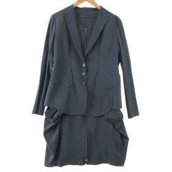 〇〇 HIROKO KOSHINO ヒロココシノ レディース　セットアップ　ワンピース×ジャケット　サイズ40 グレー Bランク