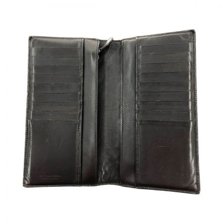  BOTTEGA VENETA ボッテガヴェネタ 二つ折り 長財布 ブラウン