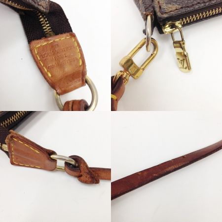  LOUIS VUITTON ルイヴィトン モノグラム ポシェット アクセソワール アクセサリー ポーチ M51980 ブラウン 現状渡し