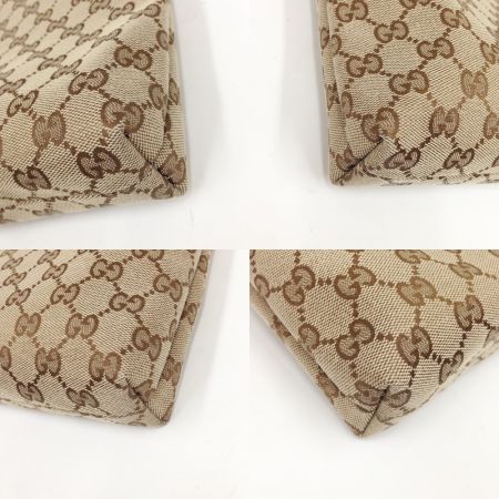  GUCCI グッチ GGキャンバス ショルダーバッグ 388924 ベージュ x ホワイト