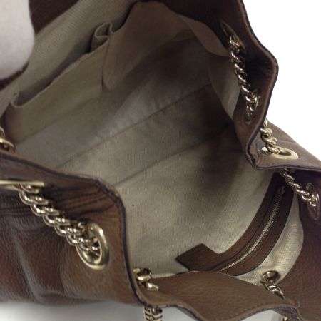  GUCCI グッチ ソーホーインターロッキングG チェーンショルダー 308982 ブラウン 現状渡し