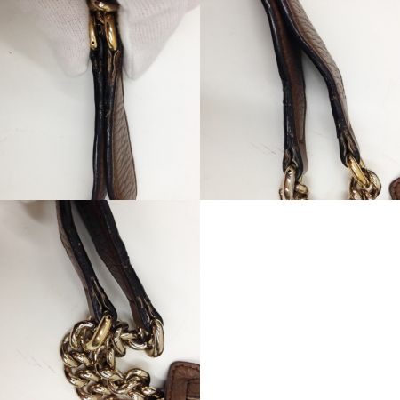  GUCCI グッチ ソーホーインターロッキングG チェーンショルダー 308982 ブラウン 現状渡し