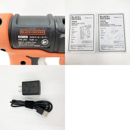  BLACK+DECKER ブラックアンドデッカー GoPak コードレスタッカー ネイラ BDCT12U