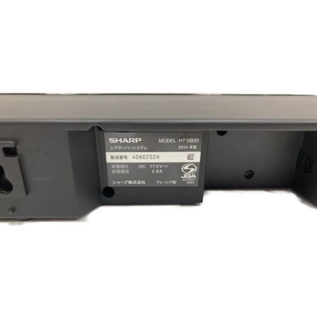  SHARP シャープ シアターバーシステム HT-SB20