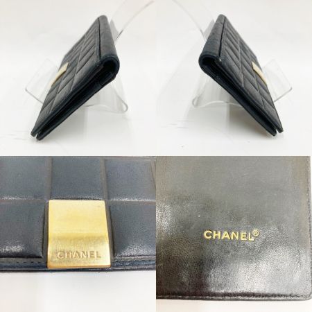  CHANEL シャネル チョコバー 札入れ ブラック 現状渡し