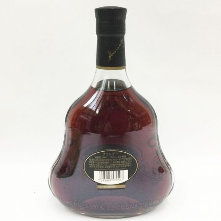  Hennessy ヘネシー Hennessy ブランデー コニャック 古酒　黒キャップ　クリアボトル 未開栓